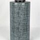 Black and grey porcelain vase by François Bernard
