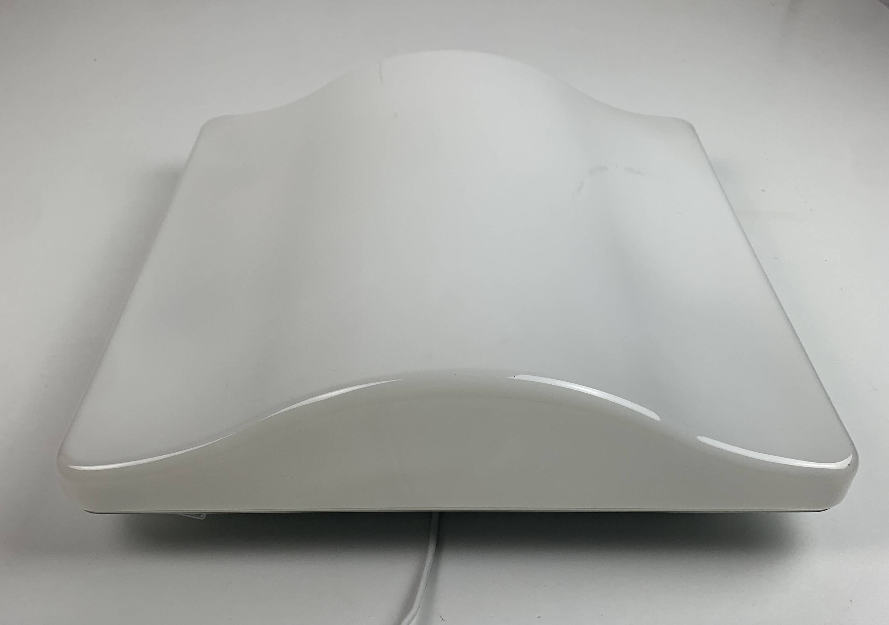 Set of 4 midcentury space age wavy wall lamp by Guzzini,model 5359