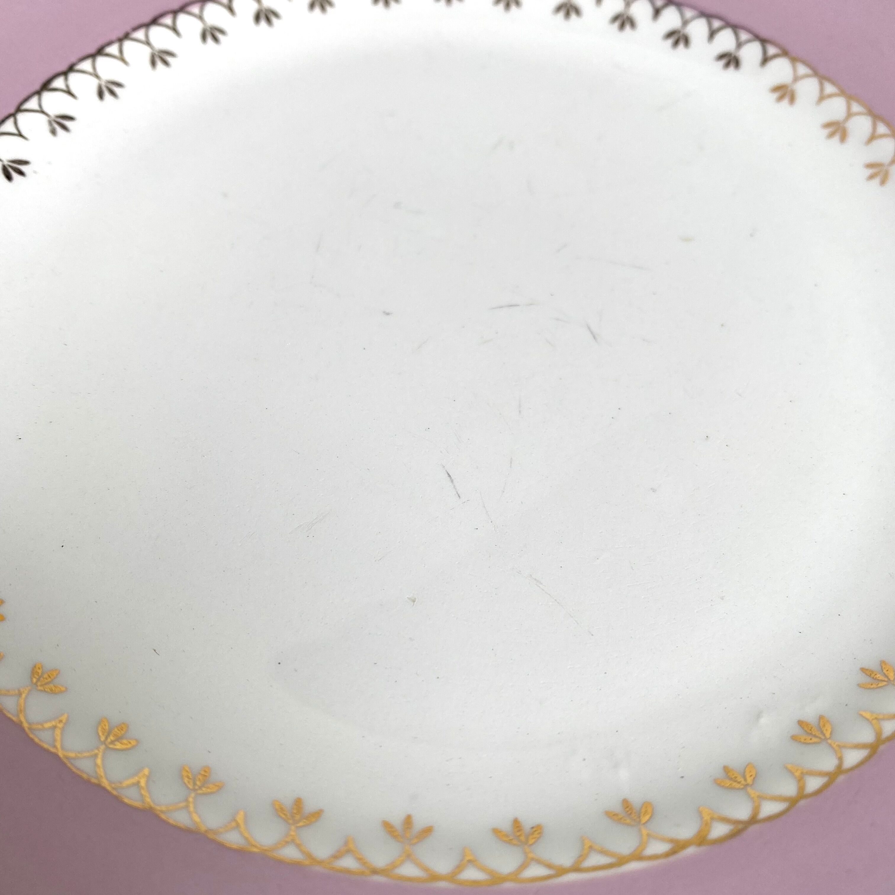 Antique porcelain dessert plates