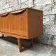 Small Scandinavian sideboard 1950-60 vintage design teak