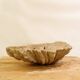 Antique Cement Shell Bird Bath
