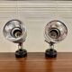 PAIR OF MODULAR SCANDINAVIAN DESIGN WALL LIGHTS 1960.
