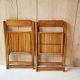 Pair of folding chairs