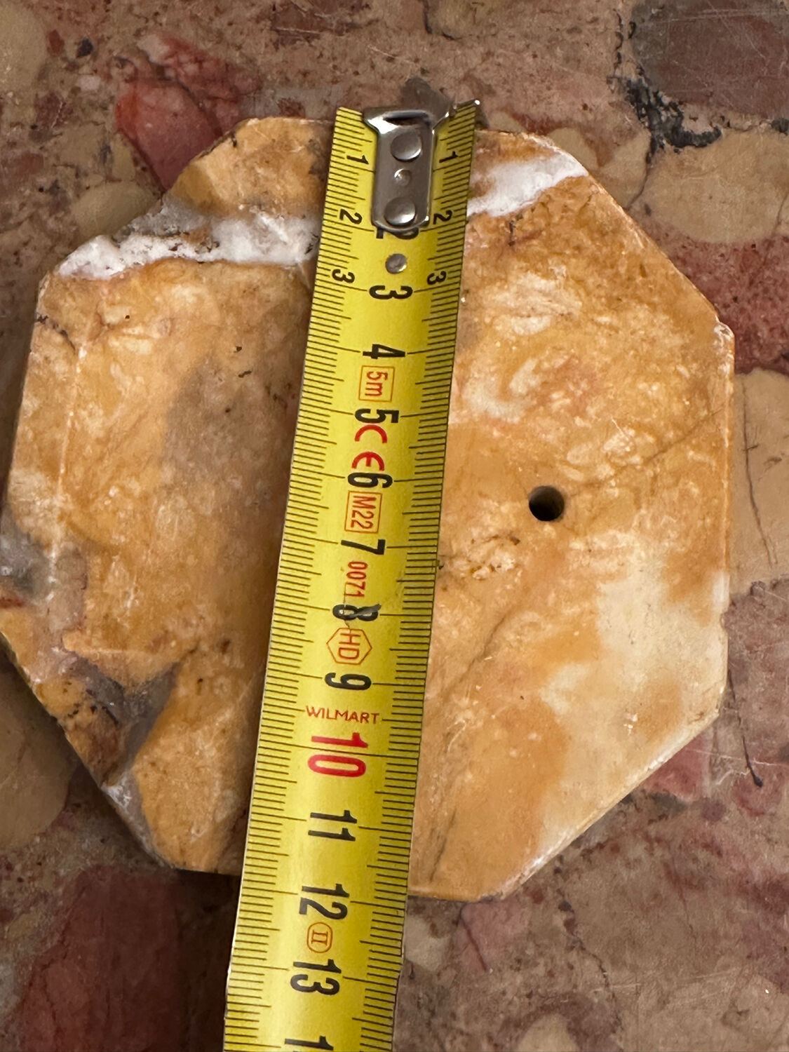 Art Deco Orange Marble Ashtray/ Catchall