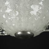 Rare Art Deco Ercole Barovier chandelier in  Murano glass. Italy 1940