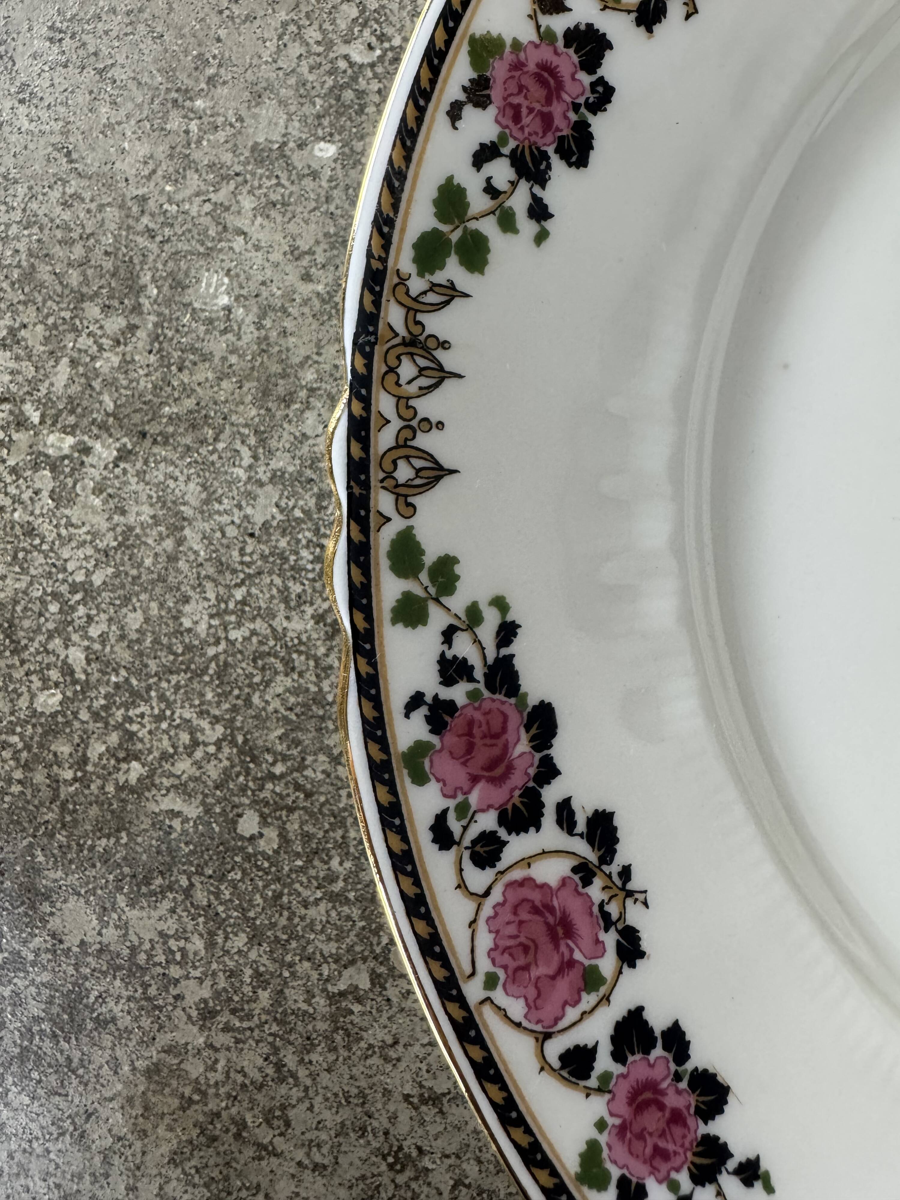 66-piece Limoges porcelain service, mid-20th century