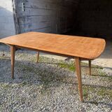 Dining table vintage compass legs