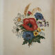Vintage cake dish model Agreste, Digoin Sarreguemines