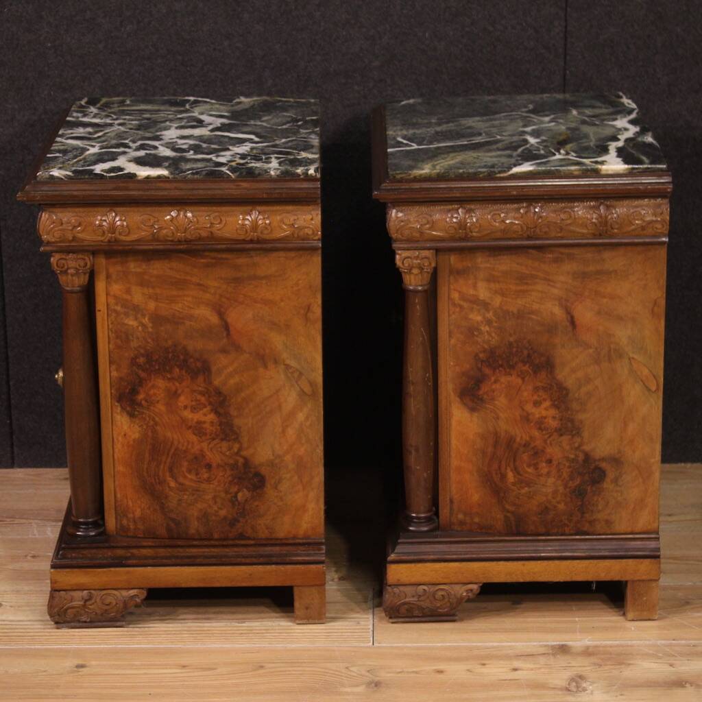 paire de tables de chevet italiennes des années 60