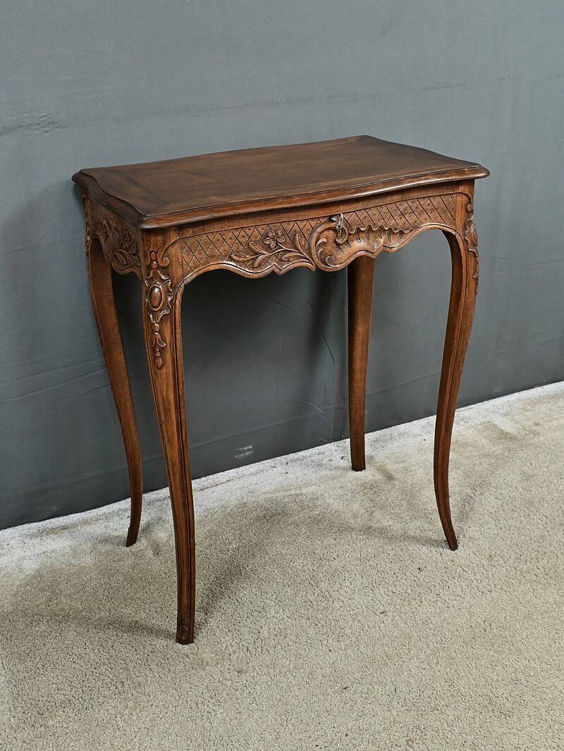 Solid beechwood workbench, Louis XV style – Early 20th century
