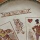 Iron earth dessert plate card game HB Choisy le Roi