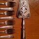 Silver metal cutlery set art deco goldsmith ATO 49 pieces