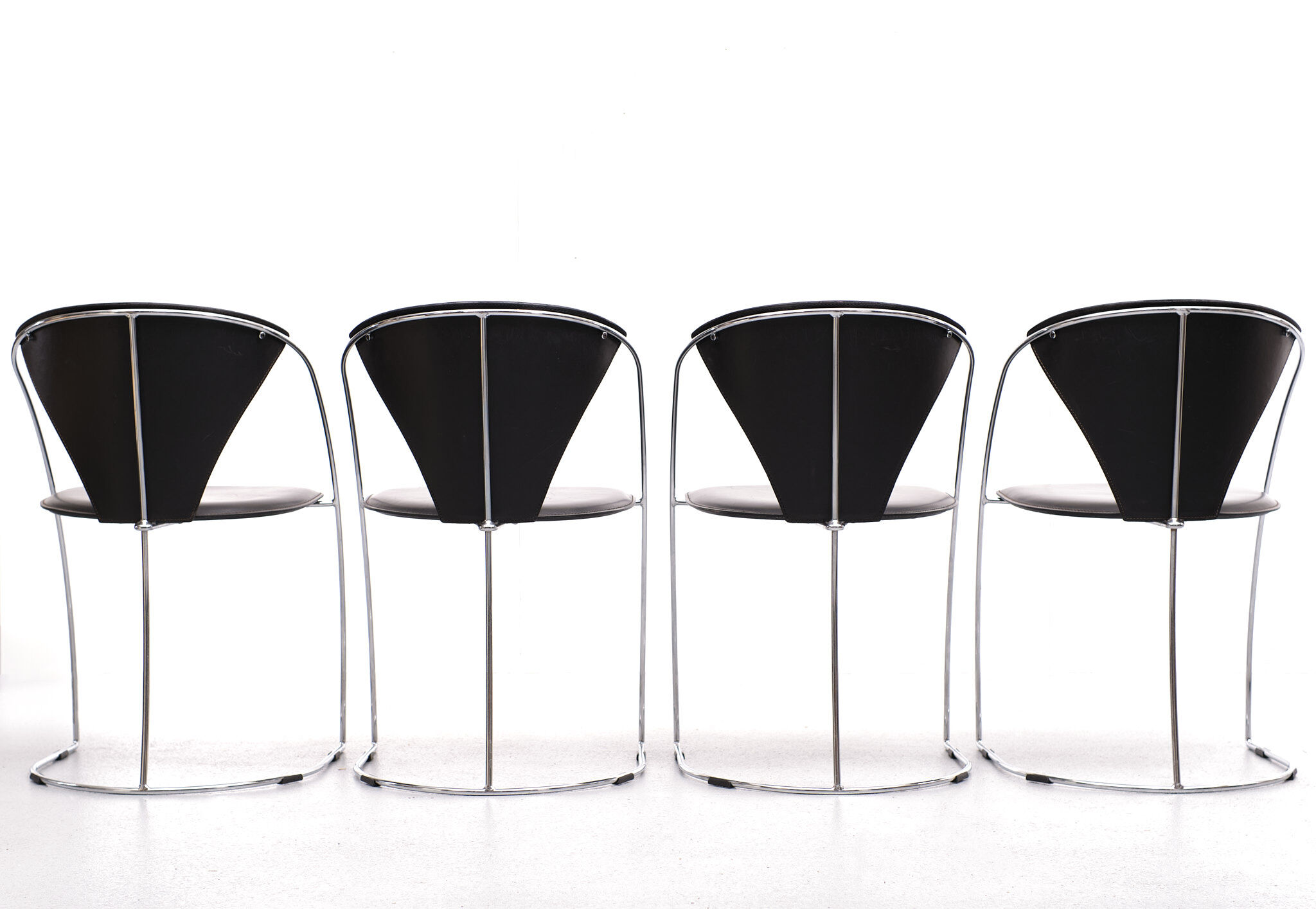 Arrben Linda Dining Chairs, Italy, 1982, Set of 4