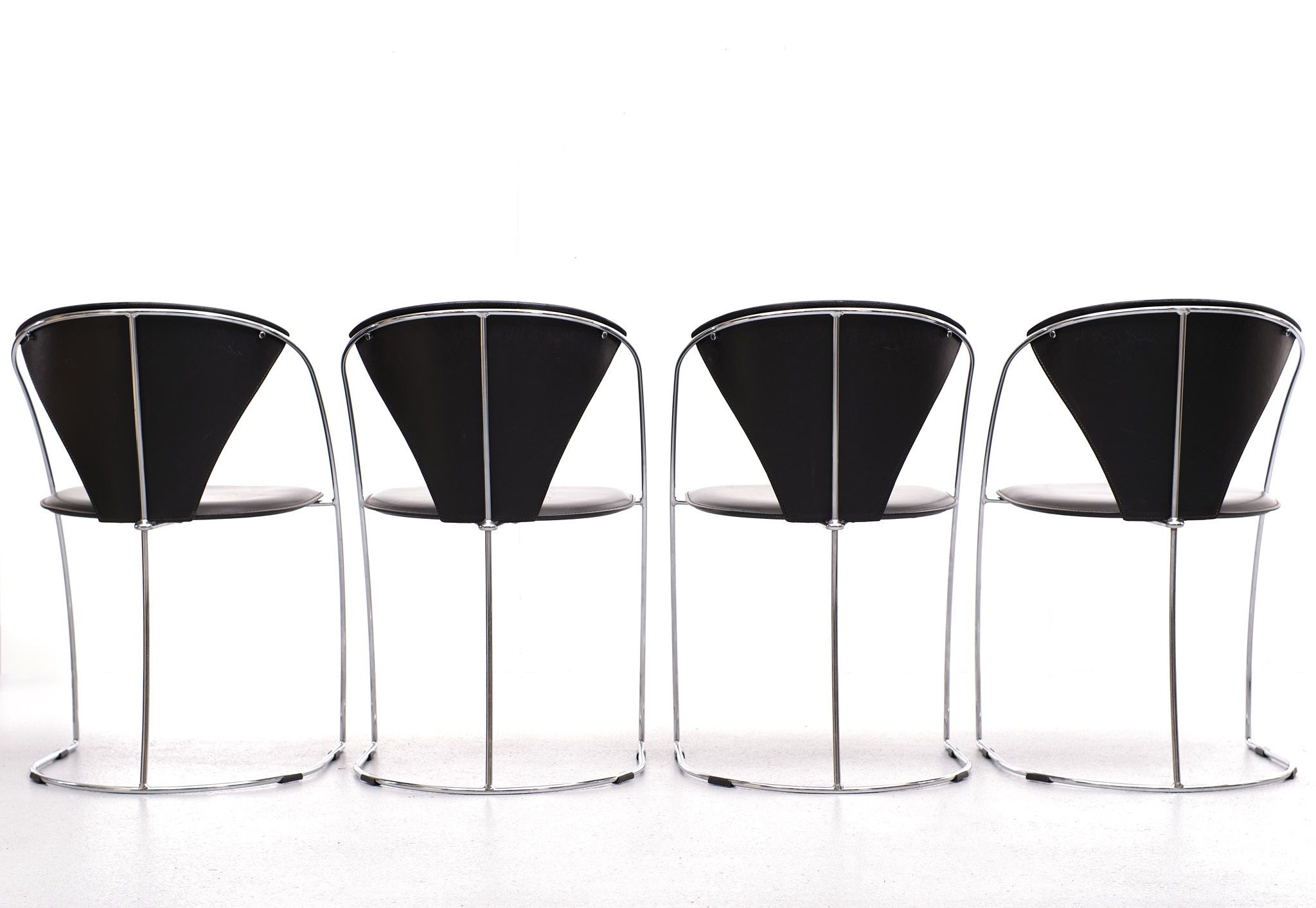 Chaises de salle à manger Arrben Linda, Italie, 1982, lot de 4