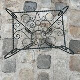 Wrought iron coffee table