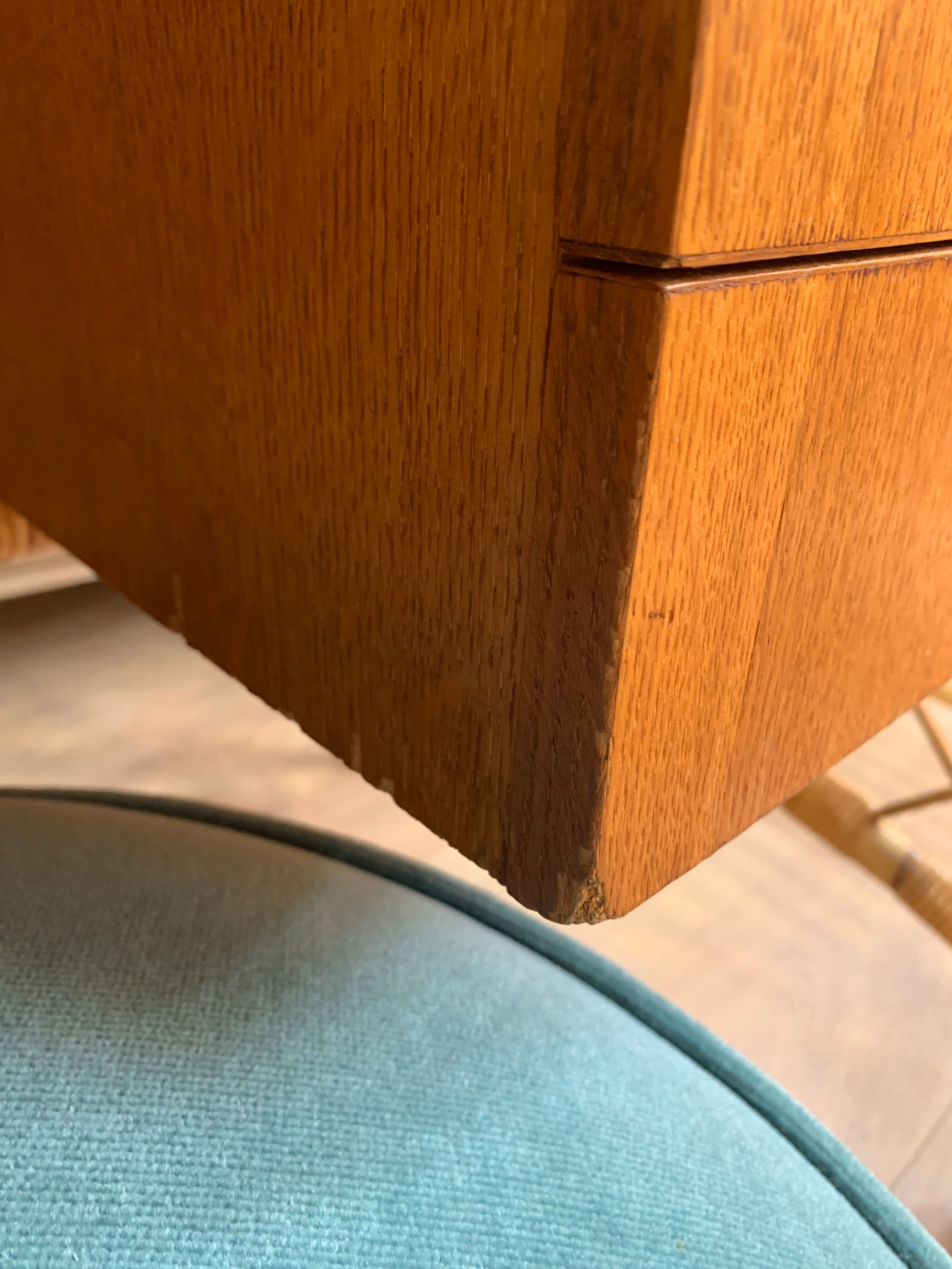 Louis Sognot rattan desk