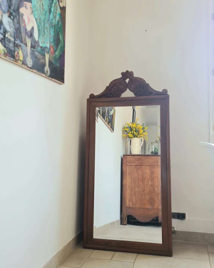 Beveled mirror 50s