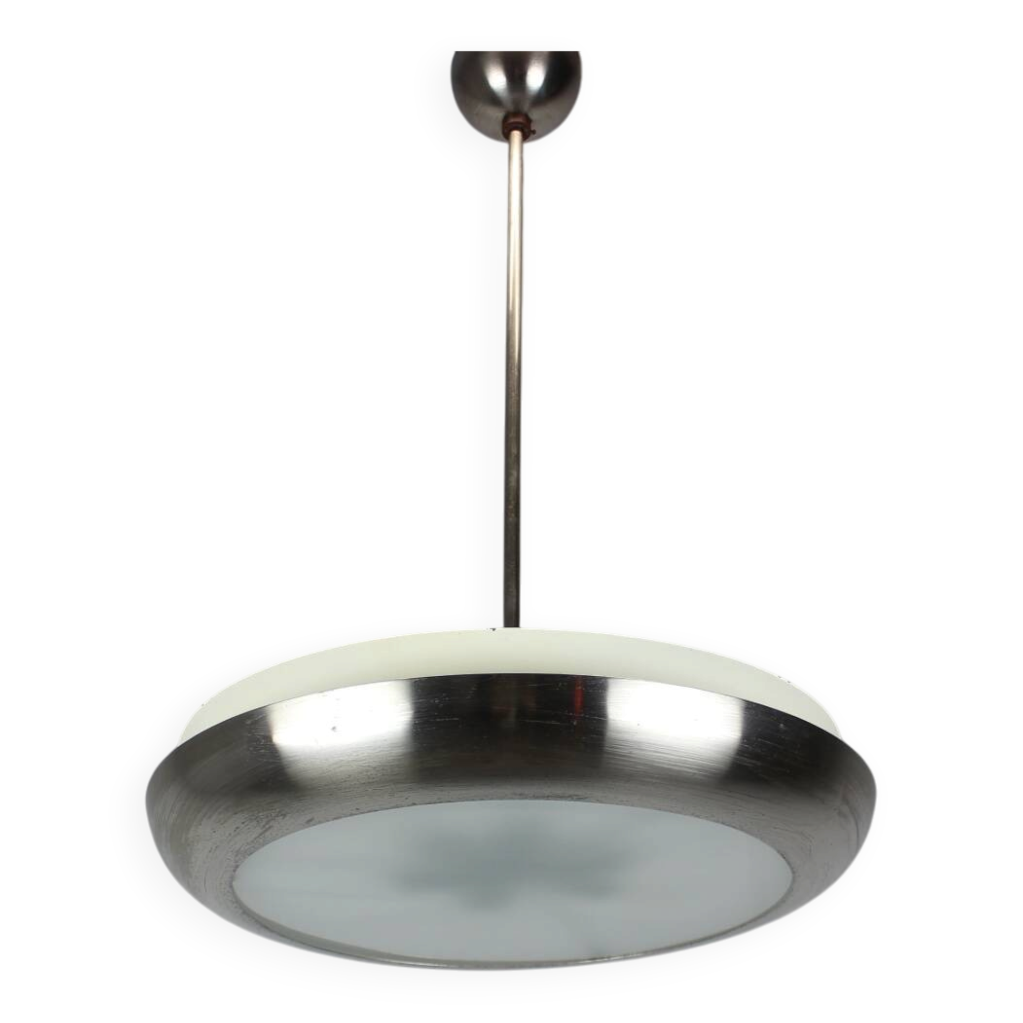UFO-shaped Art Deco pendant by Josef Hůrka for Napako, 1930s