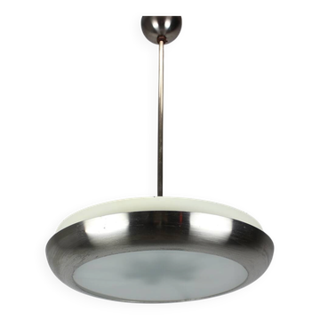 Suspension en forme de UFO Art Deco par Josef Hůrka pour Napako, années 1930