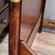 Rare Empire period mahogany bed with gilt bronze profiles circa 1800
