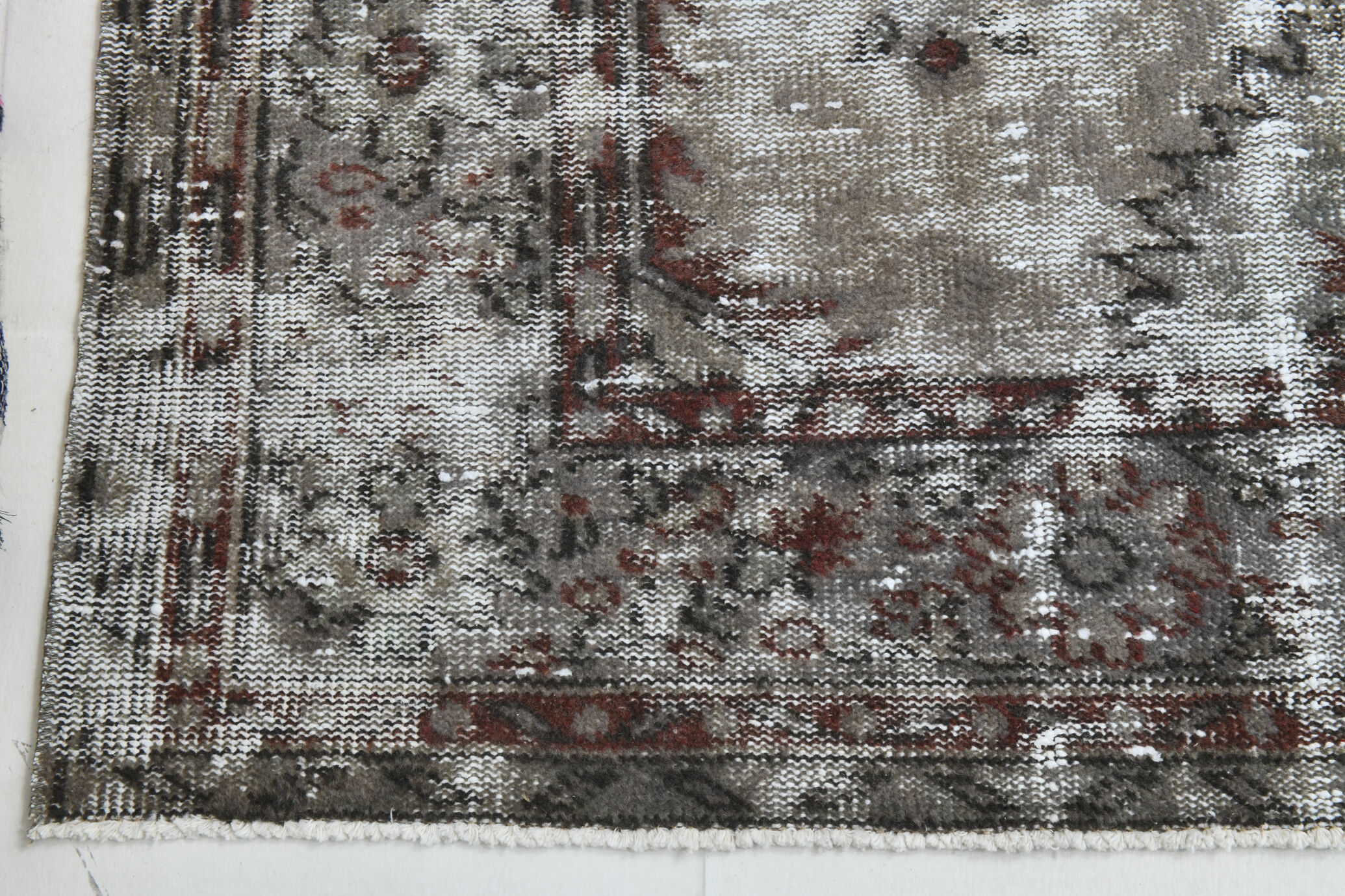 Turkish vintage large living room rug 313x188cm