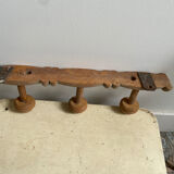 Wall coat rack with 3 hooks