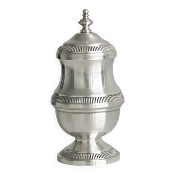 Silver-plated sugar bowl