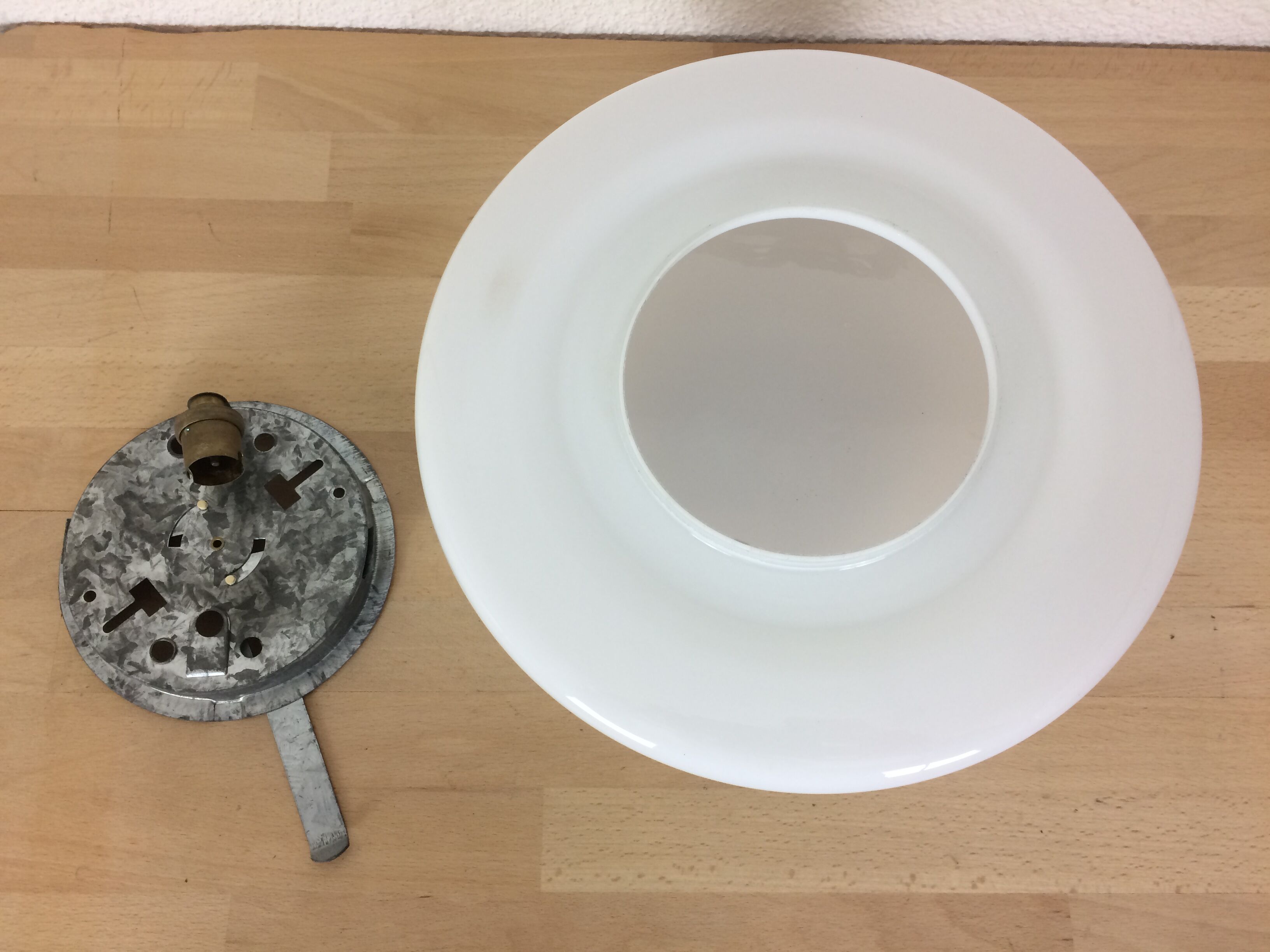 Apply opaline ball 30 cm half sphere