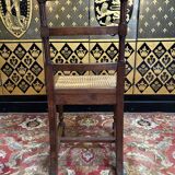 4 Louis XIII style caned chairs