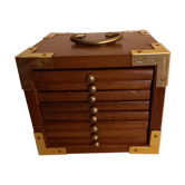 Box with glass