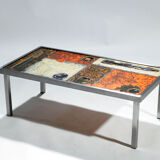 Table low ceramic of Robert and Jean Cloutier to 1950