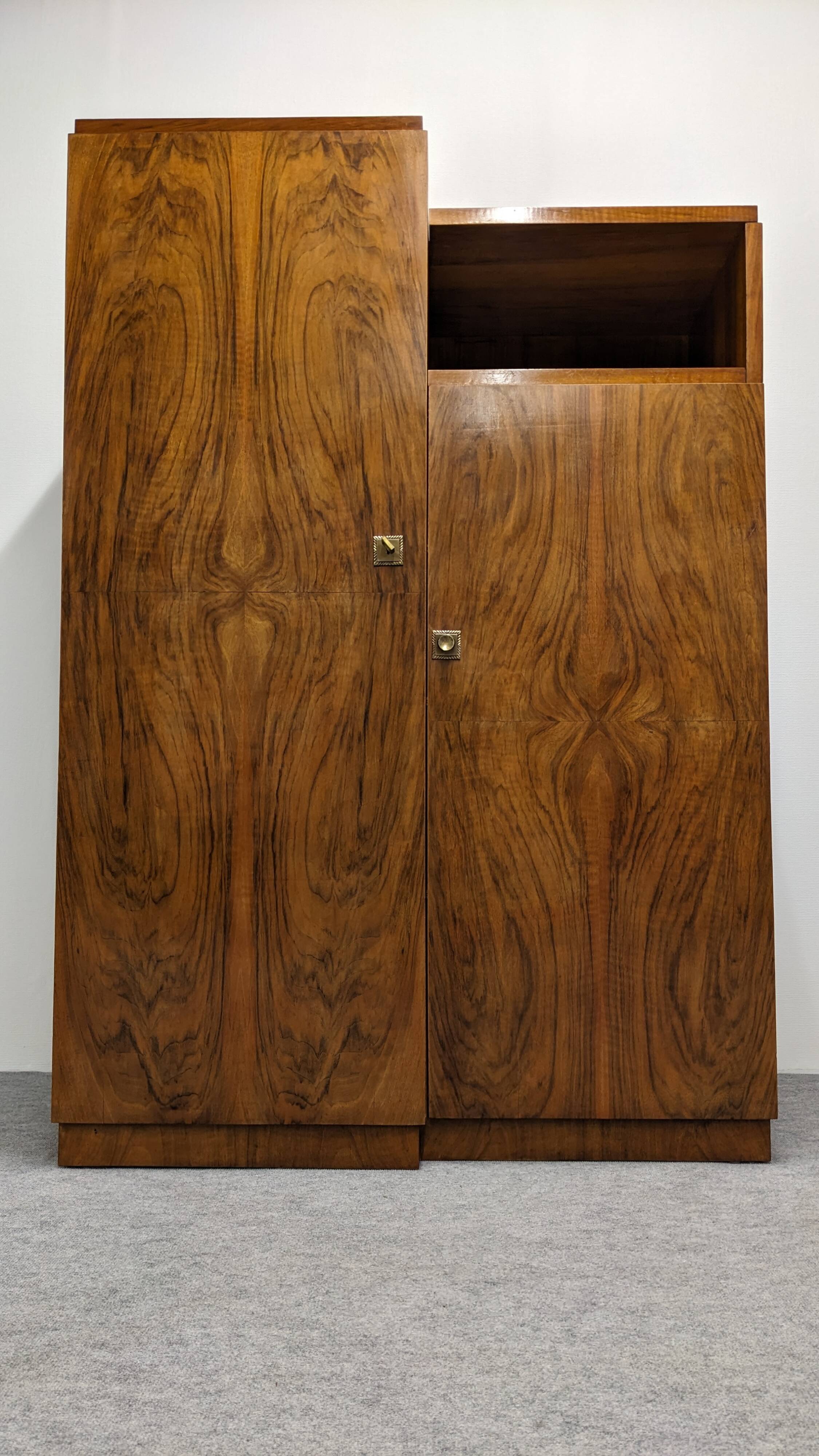 Art Deco burr walnut wardrobe circa 1930