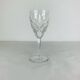 6 large Chantilly model stemmed glasses from Saint Louis, crystal, water or wine