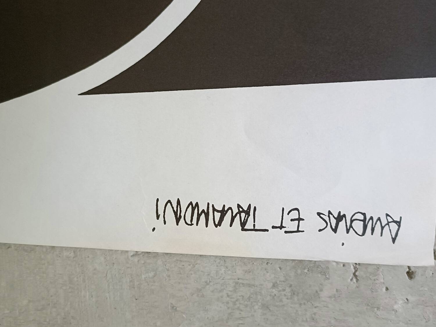 Original poster for the Antiques Fair