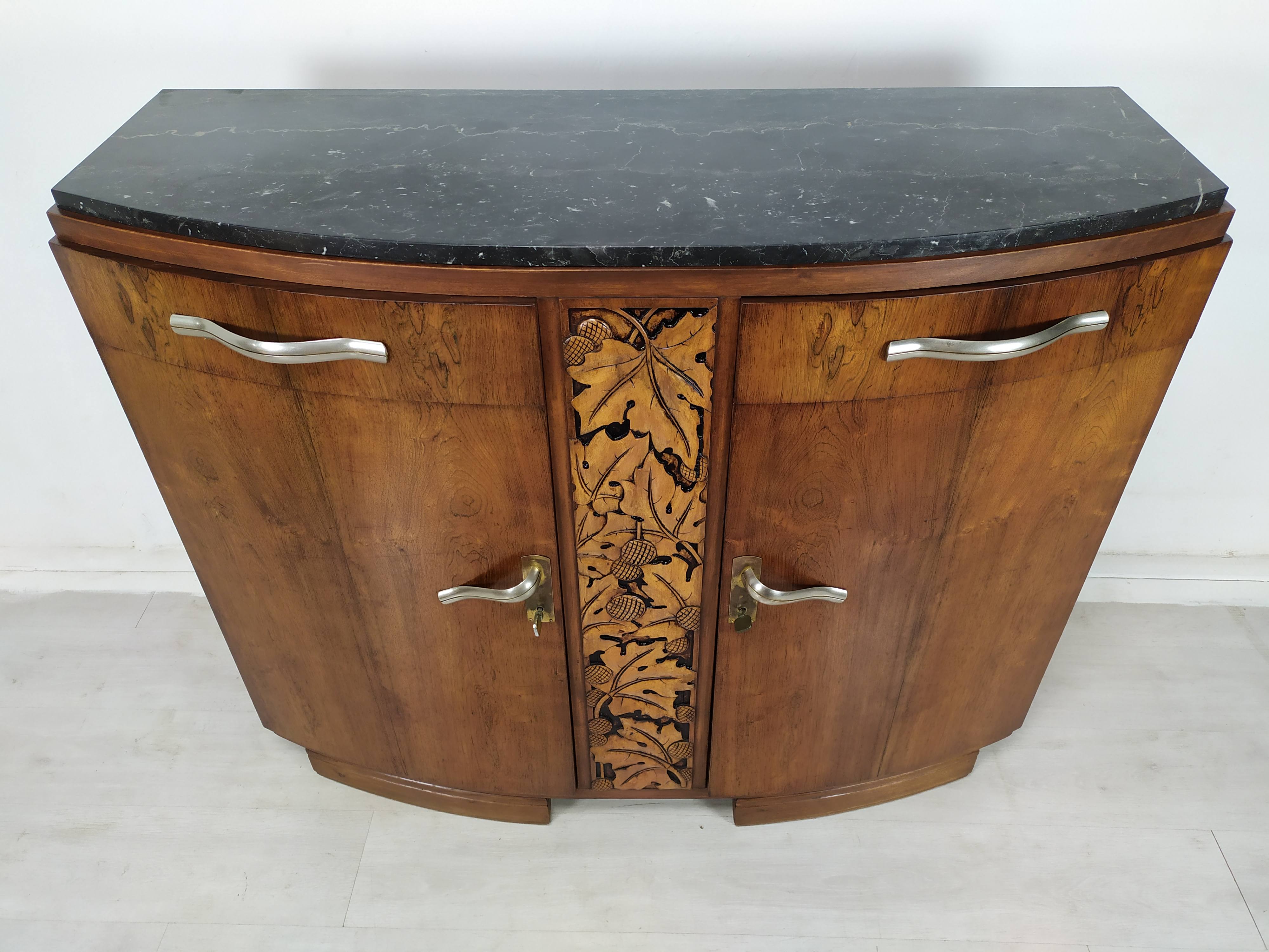 Art deco rosewood sideboard