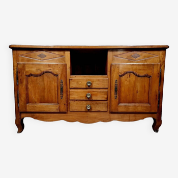 Louis XV period sideboard in solid cherry wood circa 1800