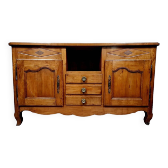 Louis XV period sideboard in solid cherry wood circa 1800