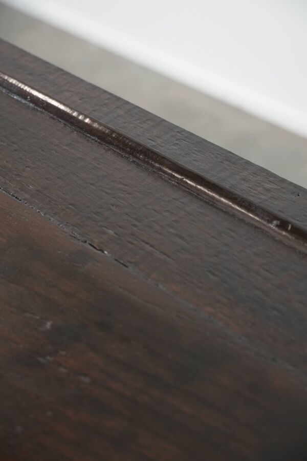 Table d'appoint/commode anglaise ancienne du XVIIIe siècle en chêne