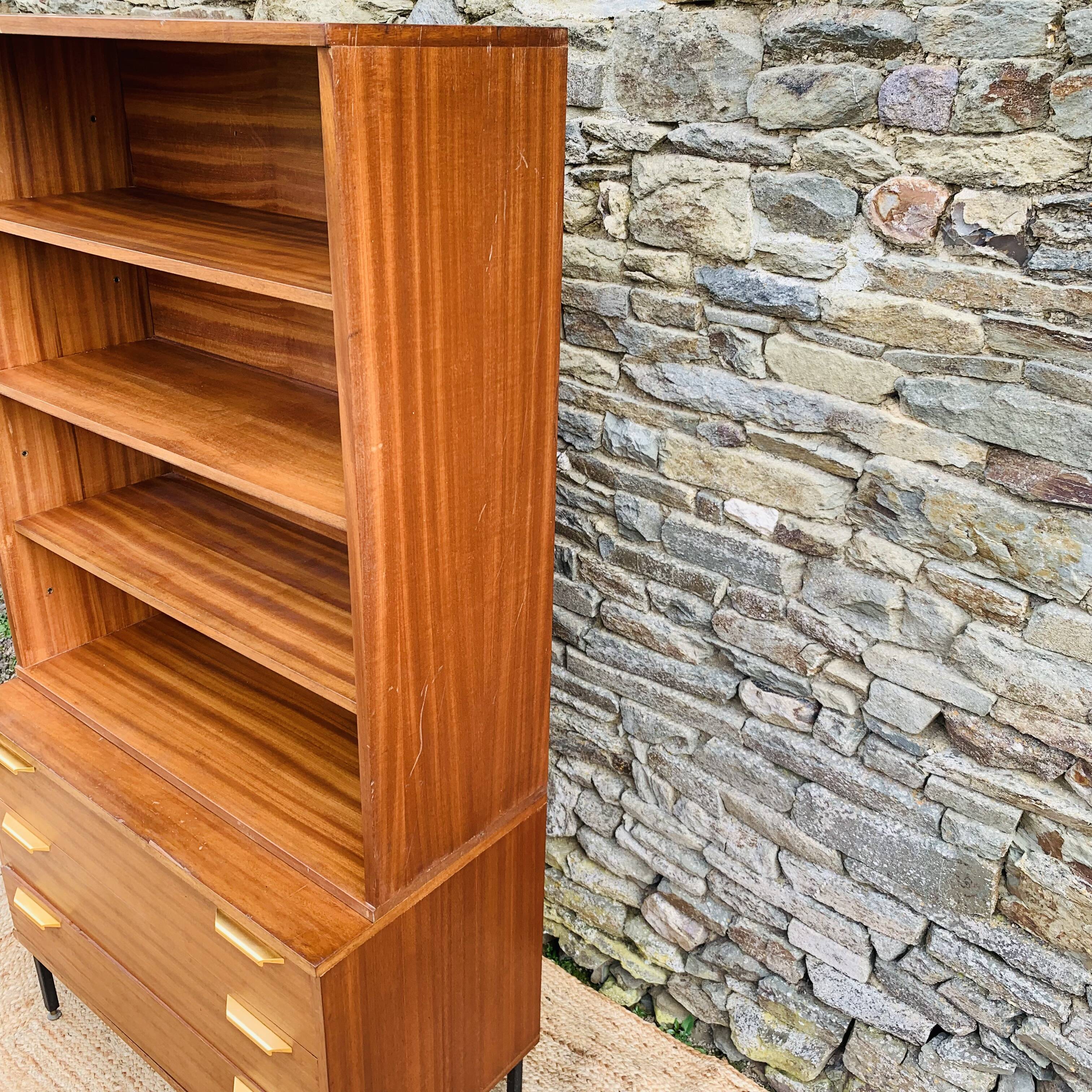 Convenient furniture with bookcase