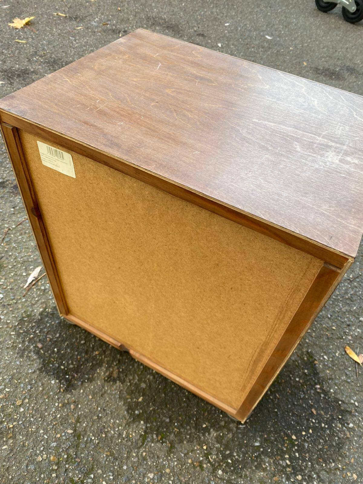 Scandinavian 5-drawer chest in solid pine with rope