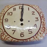 Ceramic wall clock from the 50s/60s Marti France