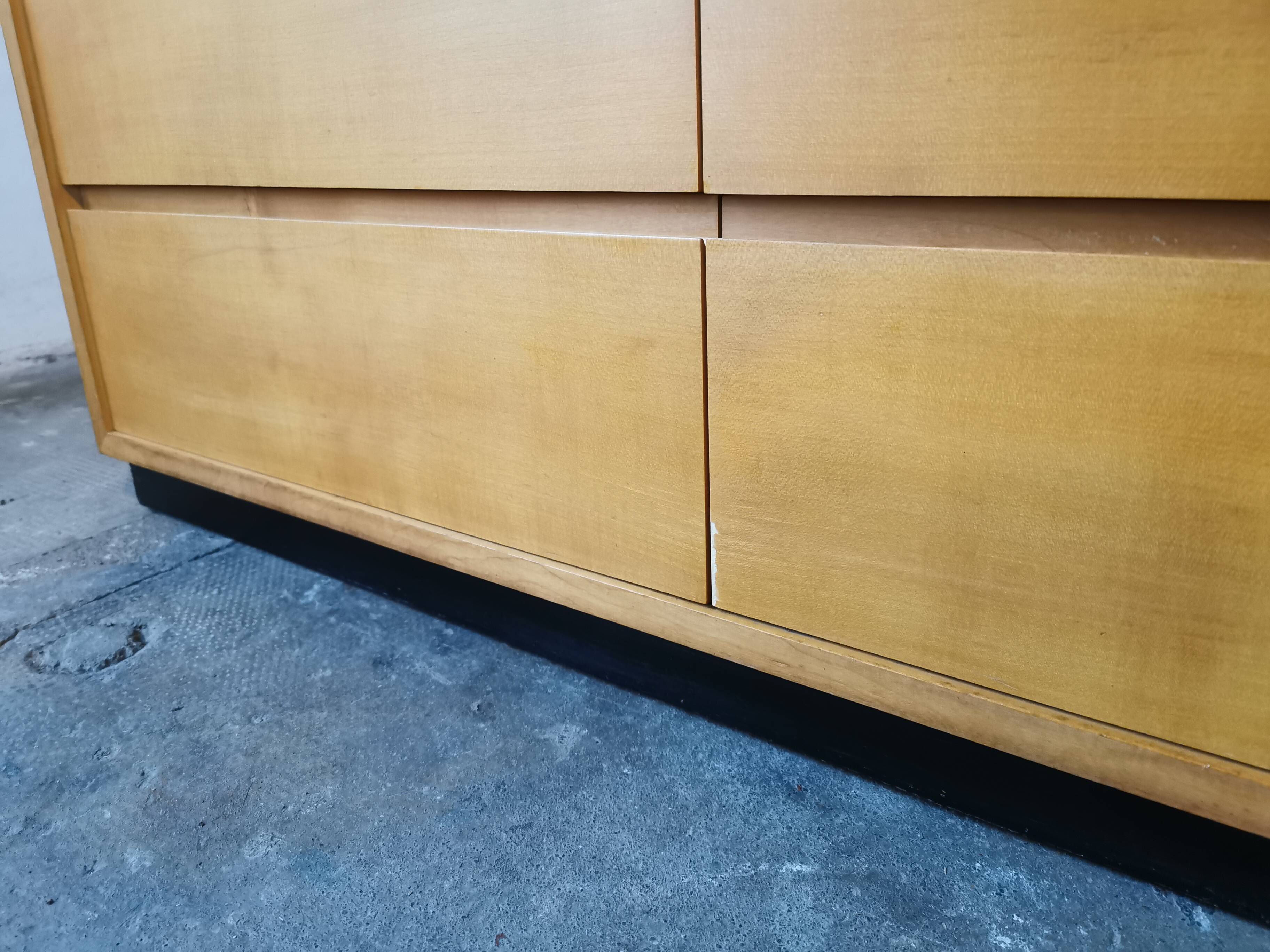 Low cabinet with drawers, wk Mobel
