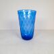 Art Deco Set of 6 Sculpted Glass Vases Handmade Reijmyre, Sweden, 1930s