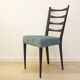 Chaises Italiennes Mid Century, Set de 4