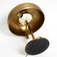 Extraordinary heavy 1960s XXL brass table lamp by Staff with a swivel joint