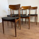 Set of 6 Scandinavian teak chairs – 1960s