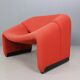 Pierre Paulin Lot de 2 fauteuils F598 Groovy pour Artifort New Upholstery, 1972