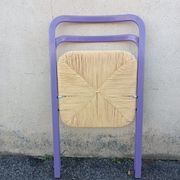 Set of 4 vintage Italian folding chairs by Giorgio Cattelan for Cidue, 1970s