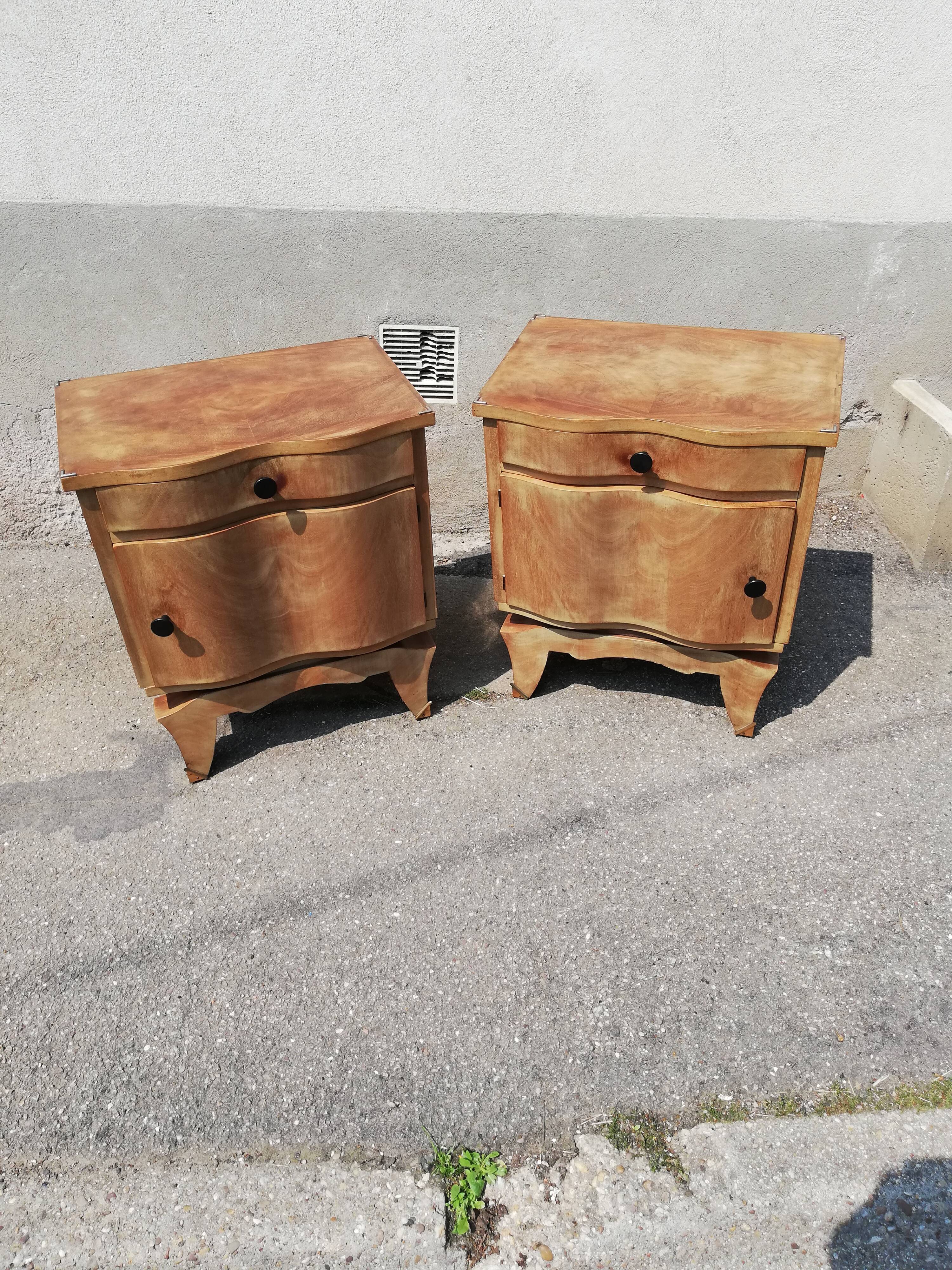 Pair of bedside tables 50 year