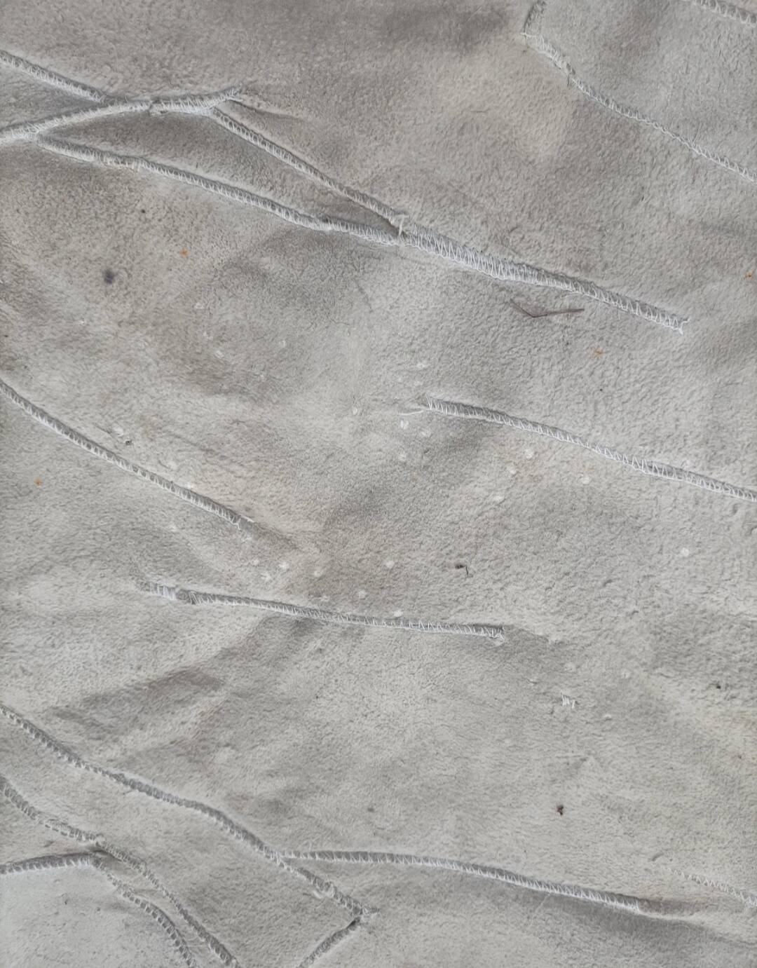 Retro animal skin hair rug